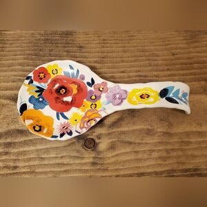 The Pioneer Woman Stoneware Spoon Rest - Floral